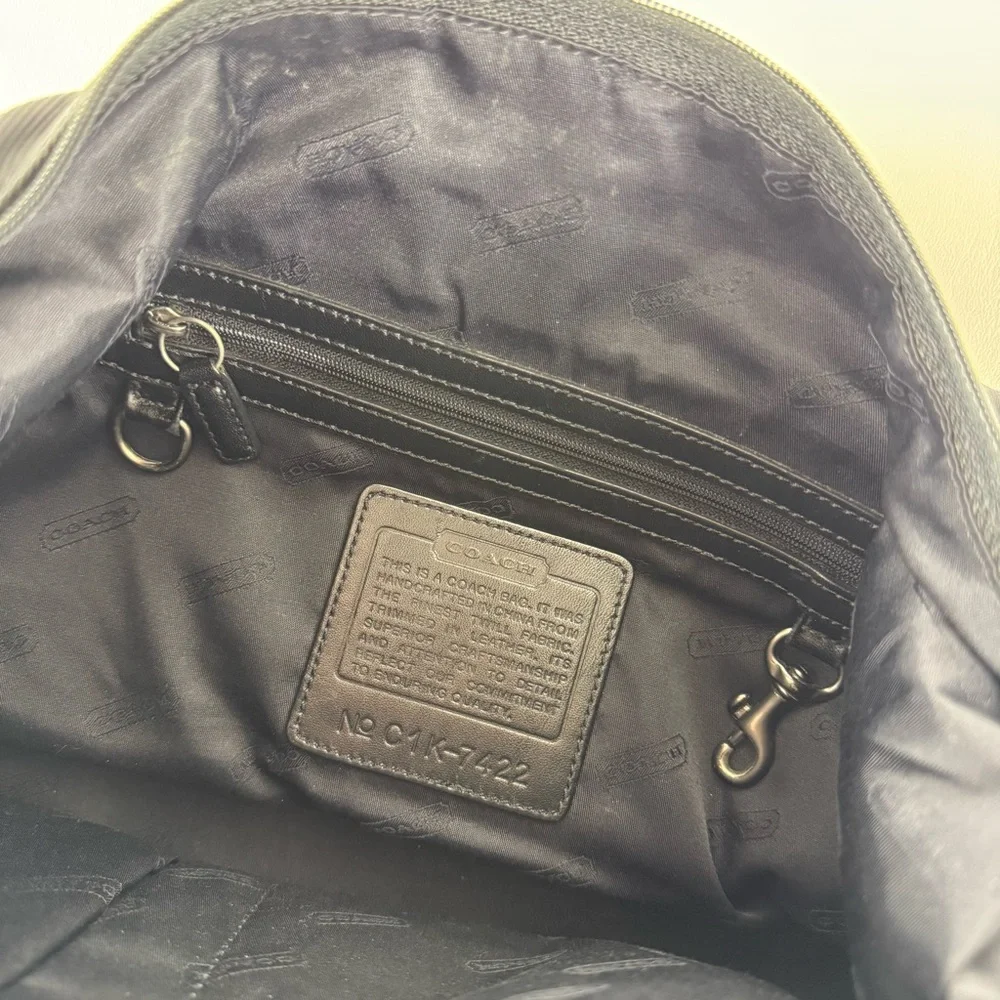 Vintage Coach Mercer Black Nylon Hobo Bag – Style 7422 (Y2K Era) - Picture 9 of 11